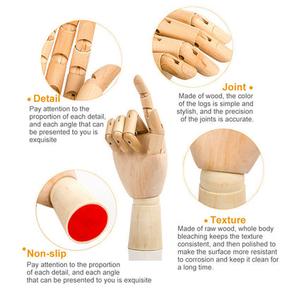 Joint puppet wooden hand joint