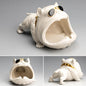 Cute Cartoon Ceramic Dog Ashtray Ceramic Household Cute Animal Ashtray Vintage Home Decor