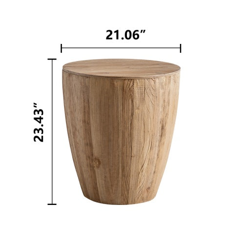 Vintage Style Bucket Shaped Coffee Table Set For Office, Dining Room And Living Room