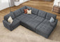 Sectional Sleeper Sofa Bed, Sleeper Couch with Pullout Bed, Sleeper Sectional Couch with Storage Chaise for Living Room