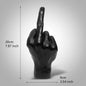 Resin Ornaments Of Middle Finger Statue Upright Middle Finger Arts Crafts Desktop Gesture Figurine Sculpture Living Room Dec