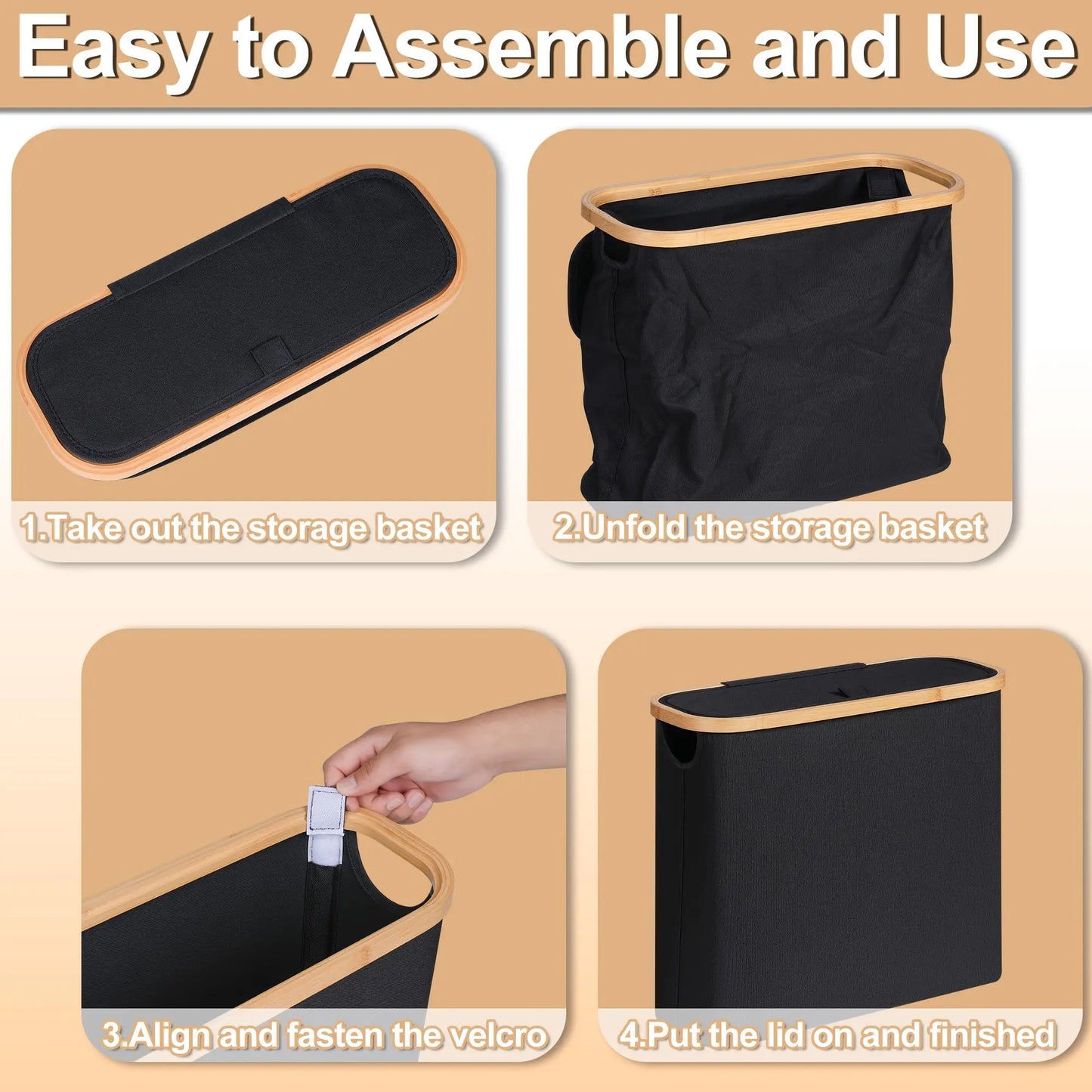 Toilet Paper Basket 28L Toilet Paper Storage with Lid for Bathroom Free Standing Holder Organizer Holds Up to 9-12 Rolls
