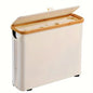 Toilet Paper Basket 28L Toilet Paper Storage with Lid for Bathroom Free Standing Holder Organizer Holds Up to 9-12 Rolls