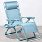 Adjustable Premium Color Zero Gravity Chair, Monochromatic Folding Patio Recliner w/Side Tray, Headrest - Seafoam
