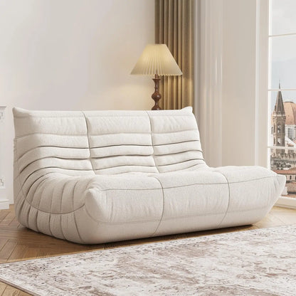 Bean Bag Chair,  Lazy Floor Sofa Couch for Adult, Oversized Fireside Beanbag Chair with High Density Comfortable Foam